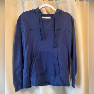 Women's Navy Pullover Hoodie Sweatshirt